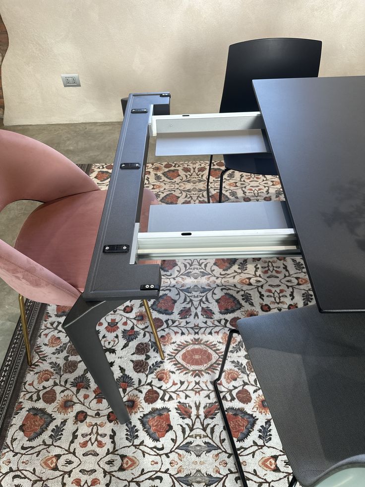 Fast, tavolo Allsize metallo grigio allungabile, L161/211xP100xH74 cm