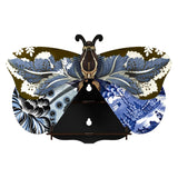 Miho, farfalla Tosca decorativa con specchio medium, mdf, 31/8/22 cm