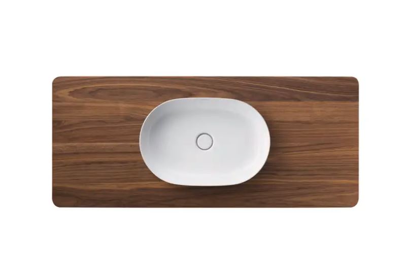 Duravit, Vero washbasin, countertop basin, 600x470 cm, glossy white ceramic, 235260