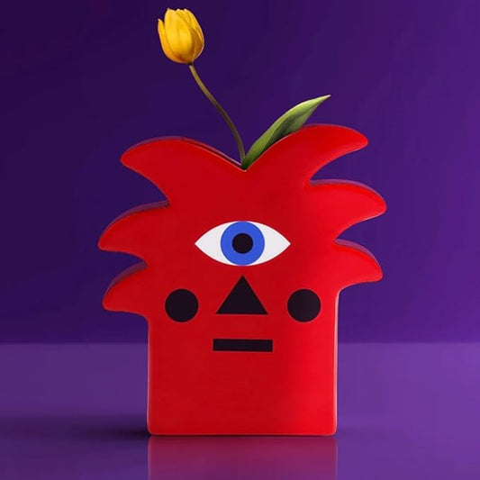 Qeeboo, Vaso Red Palm di Marco Oggian | Ceramica Design a Busto Arsizio Varese – Crespi 1977