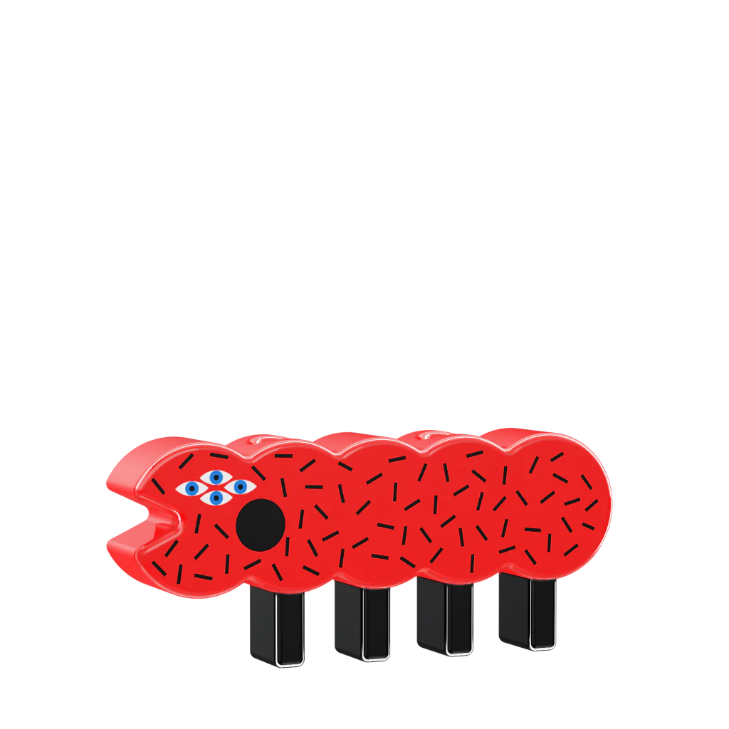 Qeeboo, portacandele Brucoloco di Marco Oggian