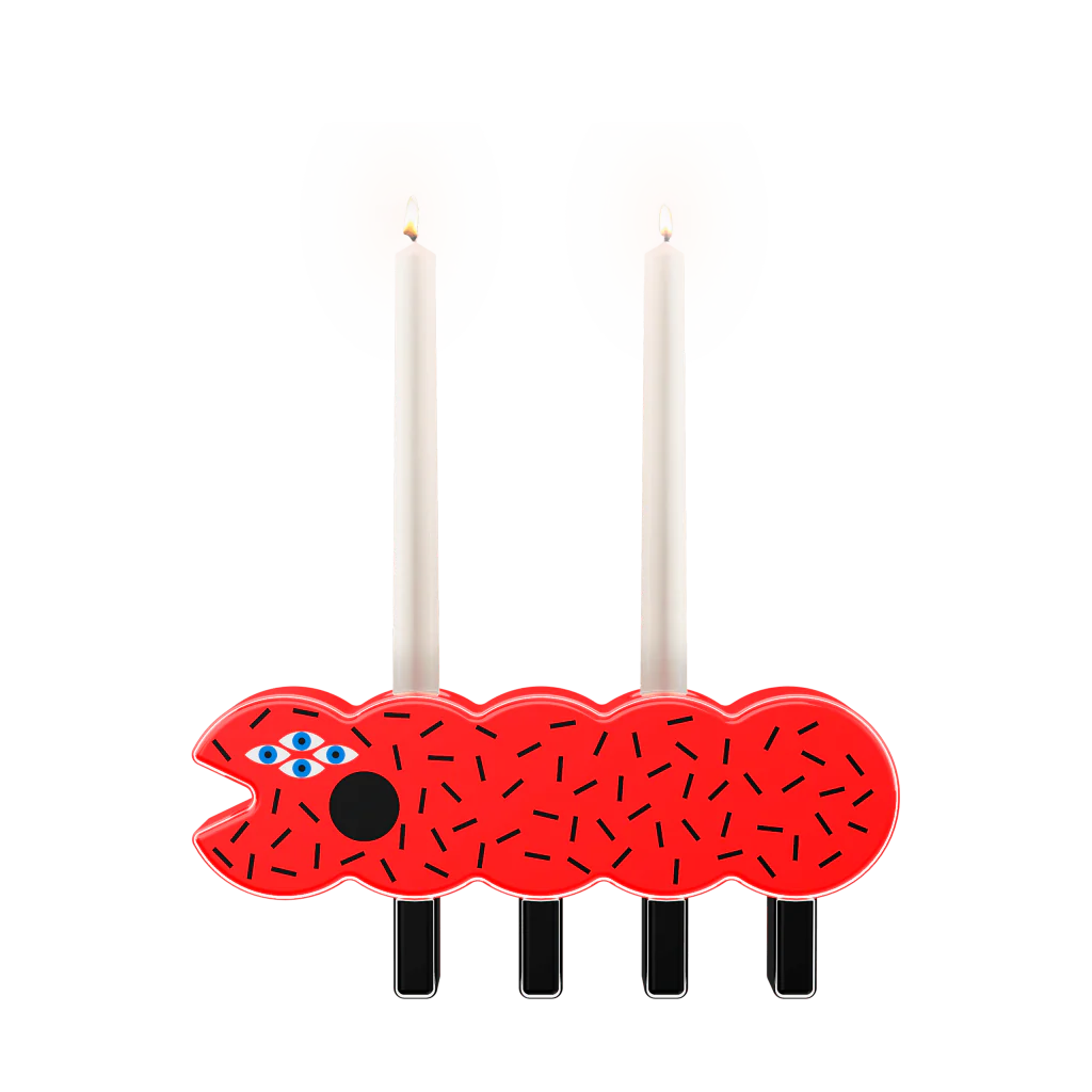 Qeeboo, portacandele Brucoloco di Marco Oggian