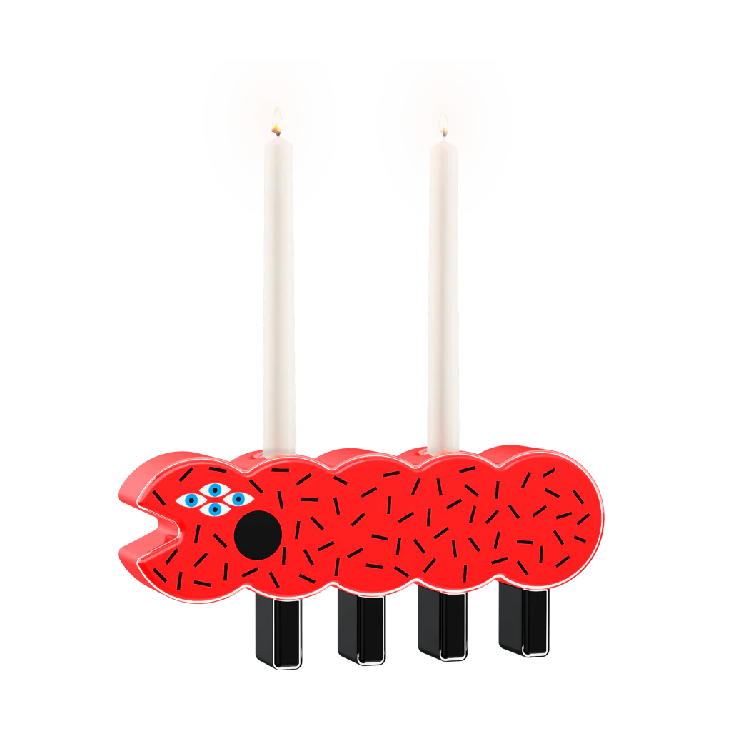 Qeeboo, portacandele Brucoloco di Marco Oggian