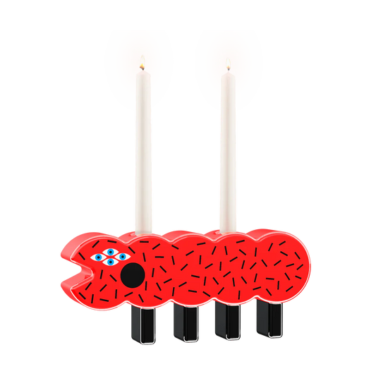 Qeeboo, portacandele Brucoloco di Marco Oggian