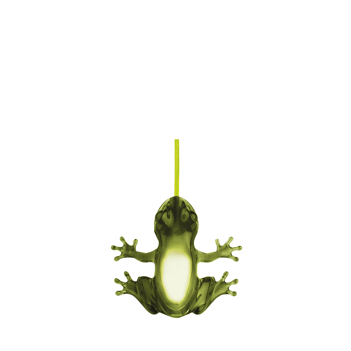 Qeeboo, lampada da tavolo/parete Hungry Frog Smeraldo con cavo