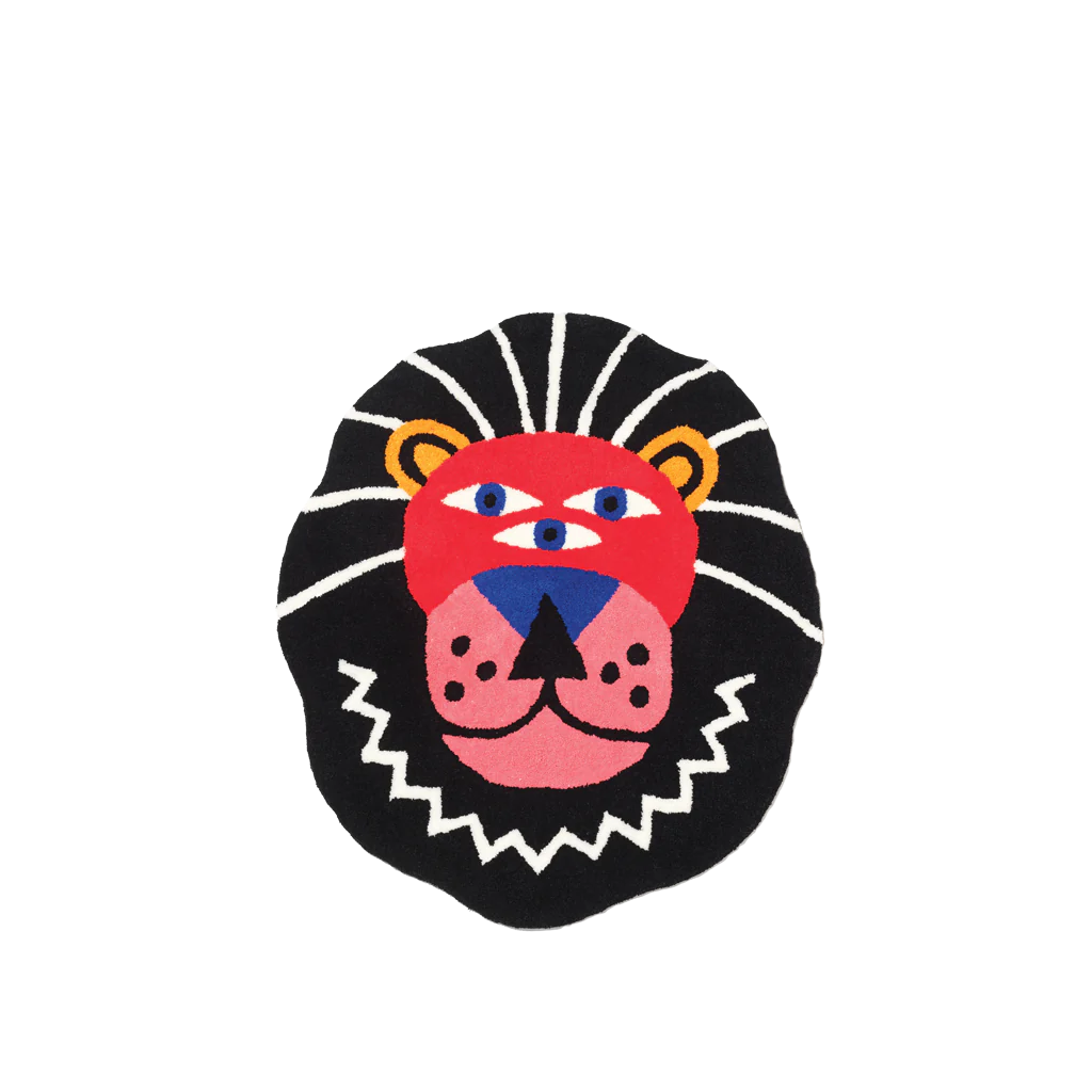 Qeeboo, tappeto Oggian Leo M