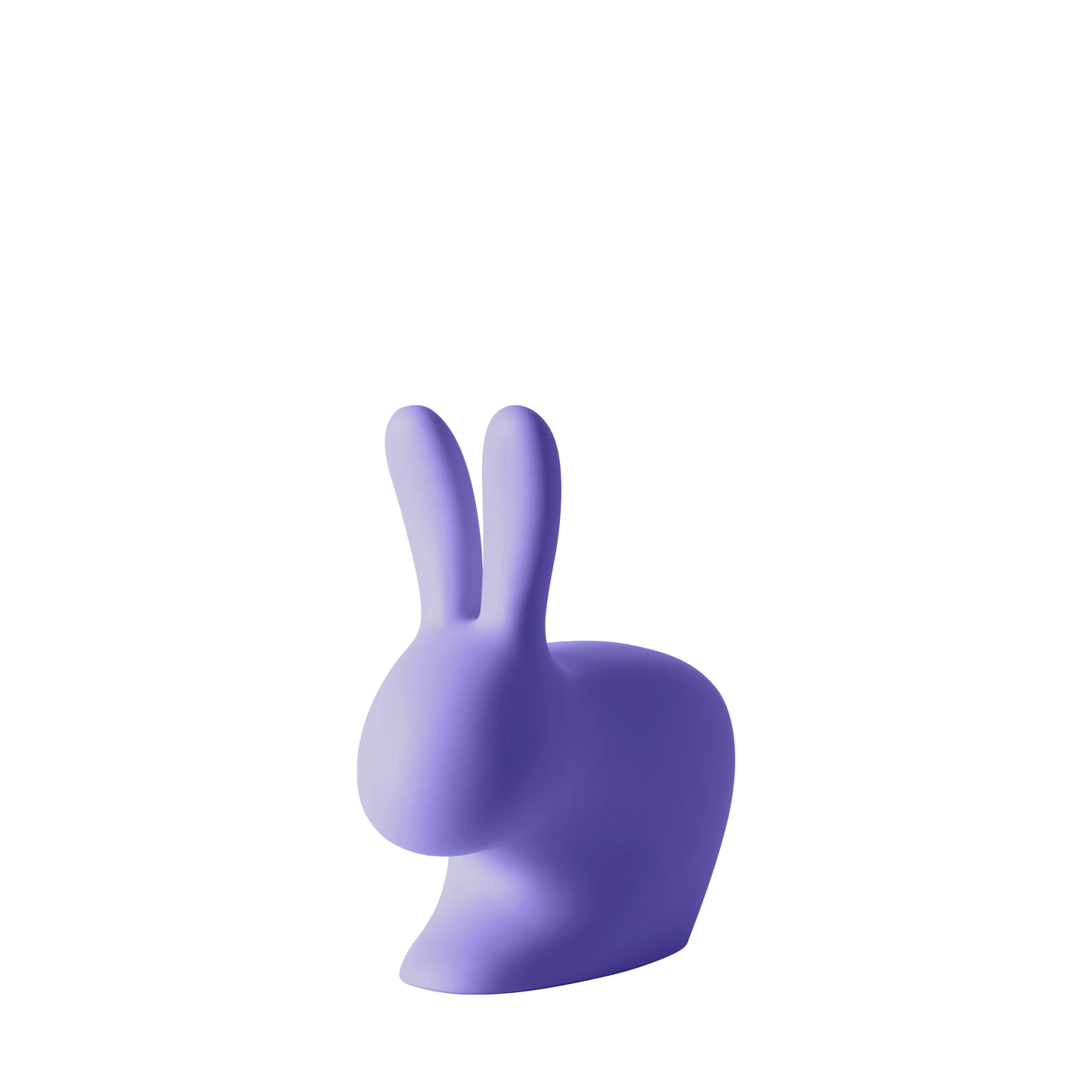 Qeeboo, sedia Rabbit per bambini blue violet