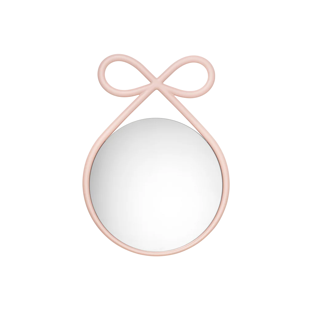 Qeeboo, Specchio Ribbon Mirror rosa