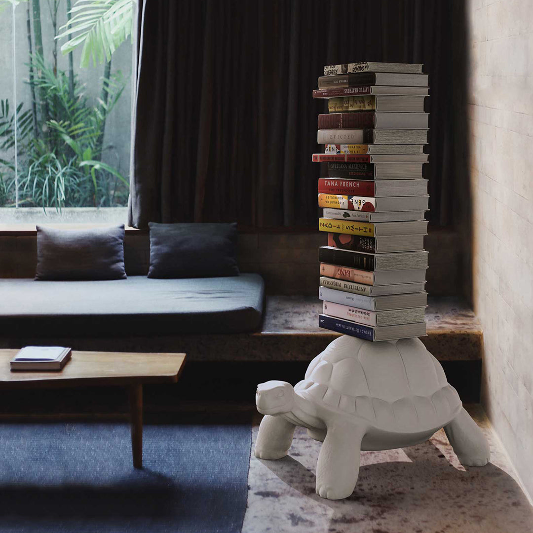 Qeeboo Turtle Carry Bookcase BIANCO