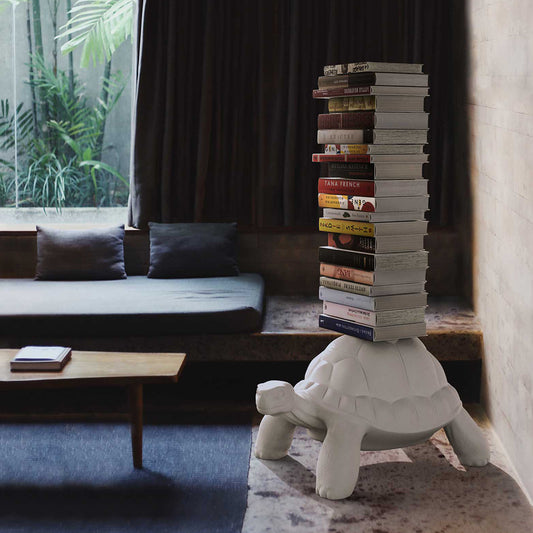 Qeeboo Turtle Carry Bookcase BIANCO