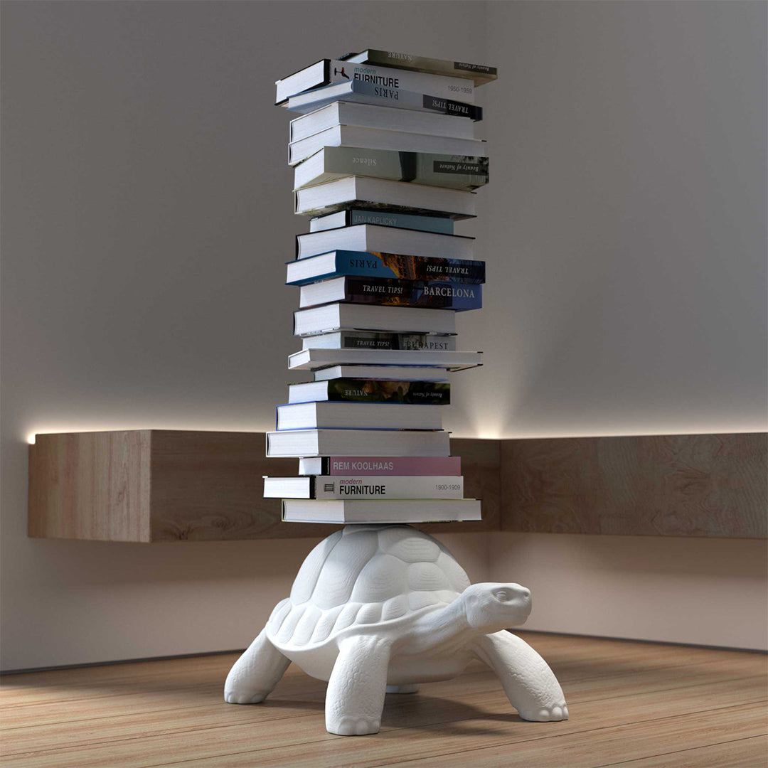 Qeeboo Turtle Carry Bookcase BIANCO