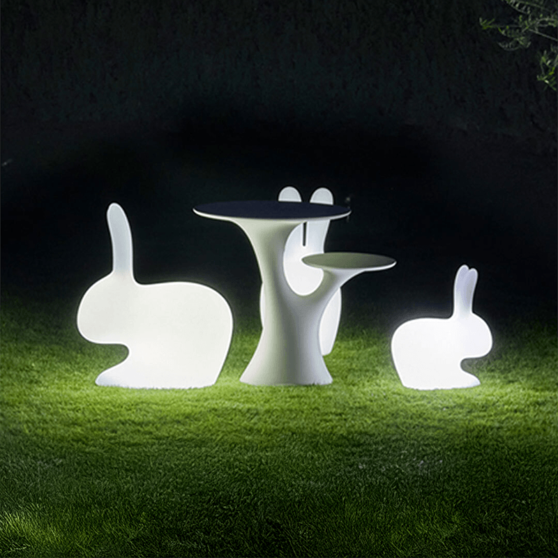 Qeeboo, Rabbit XS Led Bianco, il coniglio che si illumina!