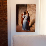 Dorta Raffaella, quadro "Bacio di Hayez", olio su tela, H100xL70 cm