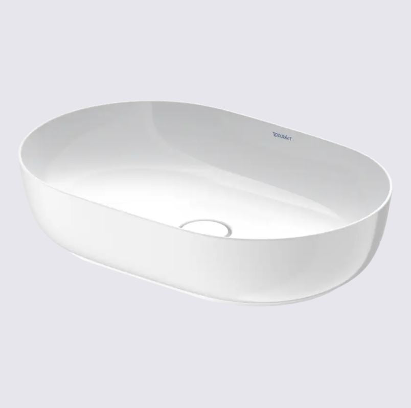 Duravit, Vero washbasin, countertop basin, 600x470 cm, glossy white ceramic, 235260