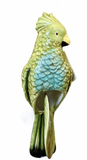 Enzo De Gasperi, set of 3 parrot decorations with rattles, h20 cm