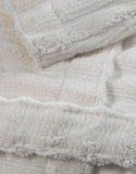 Mirabello Carrara, Pair 1 + 1 Luxury ecru, cotton, 40x55 - 60x100