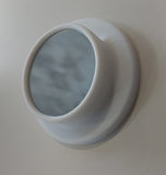Geelli, Specchio Macro ingranditore in gel colore bianco, designer Alberto Ghirardello, GMA-000-C01
