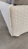 Gervasoni, Inout 44 pouf / coffee table, d37 x h46 cm, white ceramic, Paola Navone, INO044FW