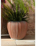 Myyour, Vaso decorativo color rame ossidato, modello SKIN, taglia S
