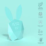GoBig, Cutie Clock azzurro grande, sveglia intelligente e luce notturna