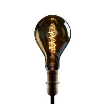 Enzo De Gasperi, lampadina Edison led pera, h 23 cm