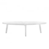Gervasoni, Gray49 coffee table, D 100 cm, white oak, Paola Navone, GRA049FRW