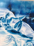 Dorta Raffaella, painting "The Blue Creation", oil on canvas, 70x50