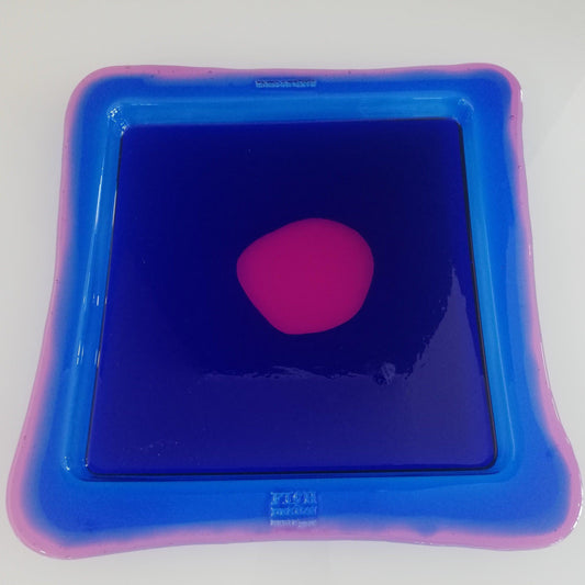 Corsi Design, Vassoio Try Tray Square 1835 (blu klein, fucsia trasparente), FDH-7032, taglia M