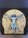 Dorta Raffaella, quadro "Uomo Vitruviano", olio su tela, 70x100