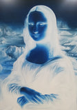 Dorta Raffaella, quadro "Gioconda Blu", olio su tela, 50x70