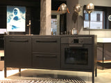 Fantin, Base cucina Frame indoor, metallo nero, 188x67 x h89 cm