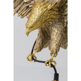 Kare, lampada a sospensione "Eagle", poliresina e acciaio laccato, 30x61x20