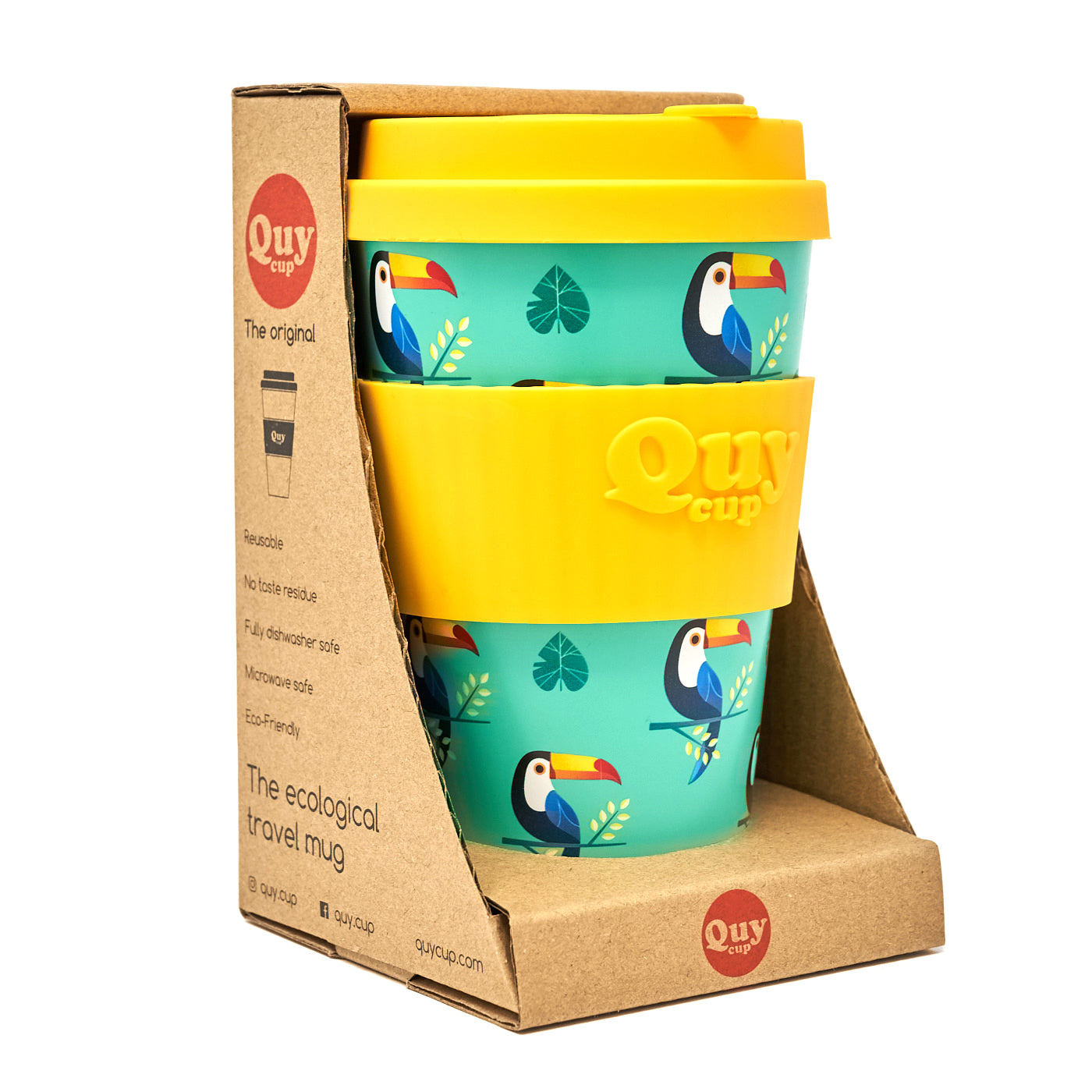 QUY CUP, TAZZA TRAVEL MUG TUCANO