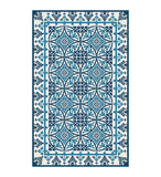Beija Flor, tappeto Barcelona blu 80x140 cm, vinile