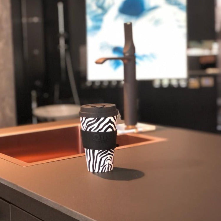 QUY CUP, TAZZA TRAVEL MUG ZEBRA