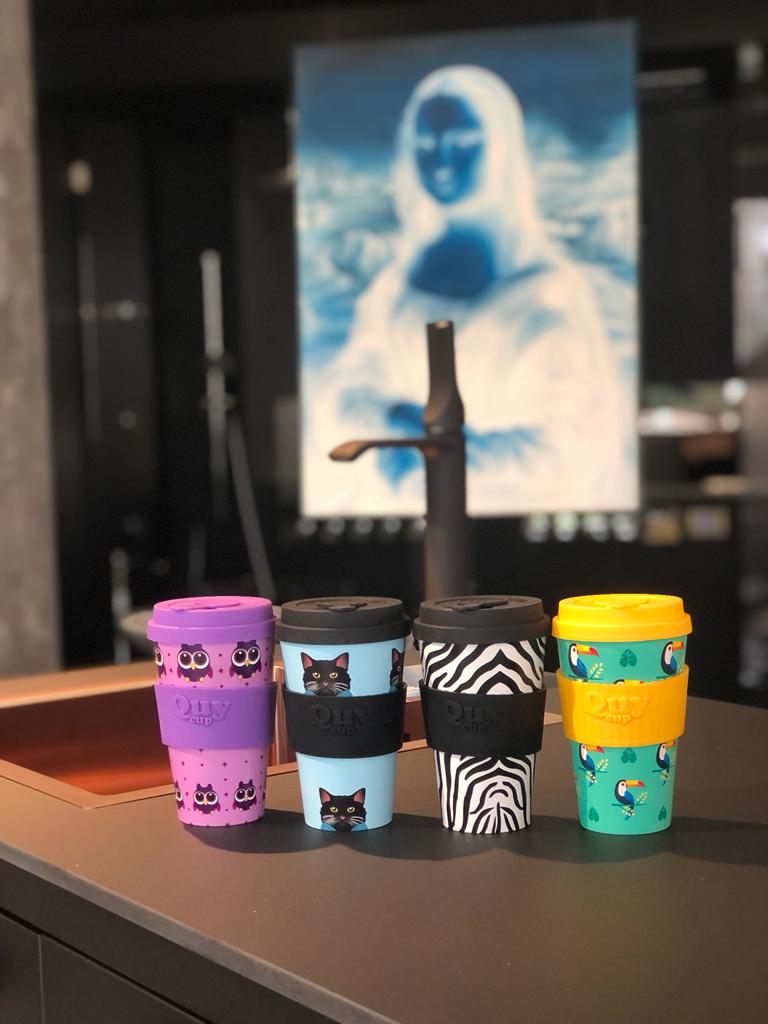 QUY CUP, TAZZA TRAVEL MUG ZEBRA