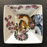 Lamart, coppetta "Tigre" in porcellana Asia, linea Tatoo Age, 10x10 cm