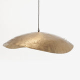 Gervasoni, Brass 95 suspension lamp, D 80 cm, matt brass, Paola Navone, BRA095F