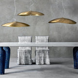 Gervasoni, lampada sospensione Brass 95, D 80 cm, ottone opaco, Paola Navone, BRA095F
