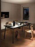 Fantin, tavolo pranzo o scrivania Hug indoor, metallo, 160x90xh76 cm