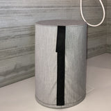 Everlifedesign, Roll, pouf grigio acciaio melange. 35,3L x 50H cm
