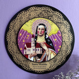Santhonorè, pop icon Santa Matilde, 8,27x8,27x0,4 cm
