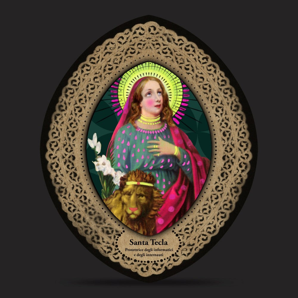 Santhonorè, pop icon Santa Tecla, 8,27x8,27x0,4 cm