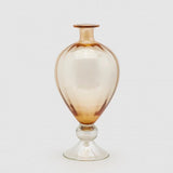 Enzo De Gasperi, vaso anfora L, in vetro color pesca, h 48 x d24 cm